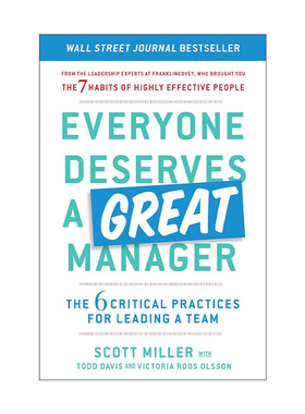 英文原版 Everyone Deserves a Great Manager 每个人都可以是经理 领导团队关键 英文版 进口英语原版书籍