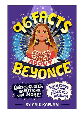 英文原版 96 Facts About Beyoncé 关于碧昂丝的96件事 儿童传记 Arie Kaplan 英文版 进口英语原版书籍