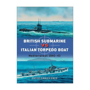 英文版 书籍 Boat 二战英国潜艇VS意大利鱼雷艇 Torpedo Submarine Italian 进口英语原版 英文原版 对战历史 British