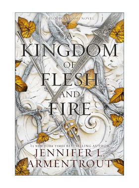 英文原版 A Kingdom of Flesh and Fire 有血有肉的王国 来自血与尘2 精装 奇幻浪漫小说 英文版 进口英语原版书籍