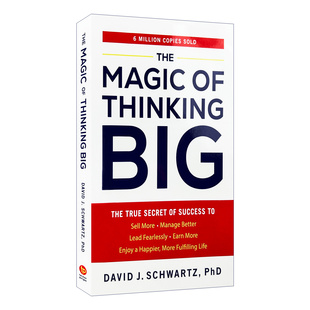 Schwartz大卫·舒瓦茨 Magic Big Thinking 英文原版 神奇 英文版 David 秘密 成就事业 书籍 进口英语原版 大思想 The