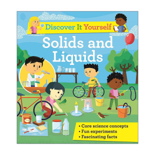 自己去发现 Discover and 英文原版 固体与液体 进口英语原版 Yourself 英文版 书籍 Solids 科普读本 Liquids