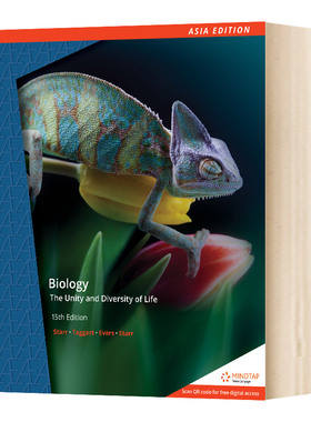 英文原版 Biology The Unity and Diversity of Life 生物学 生命的统一性与多样性 第15版 英文版 进口英语原版书籍