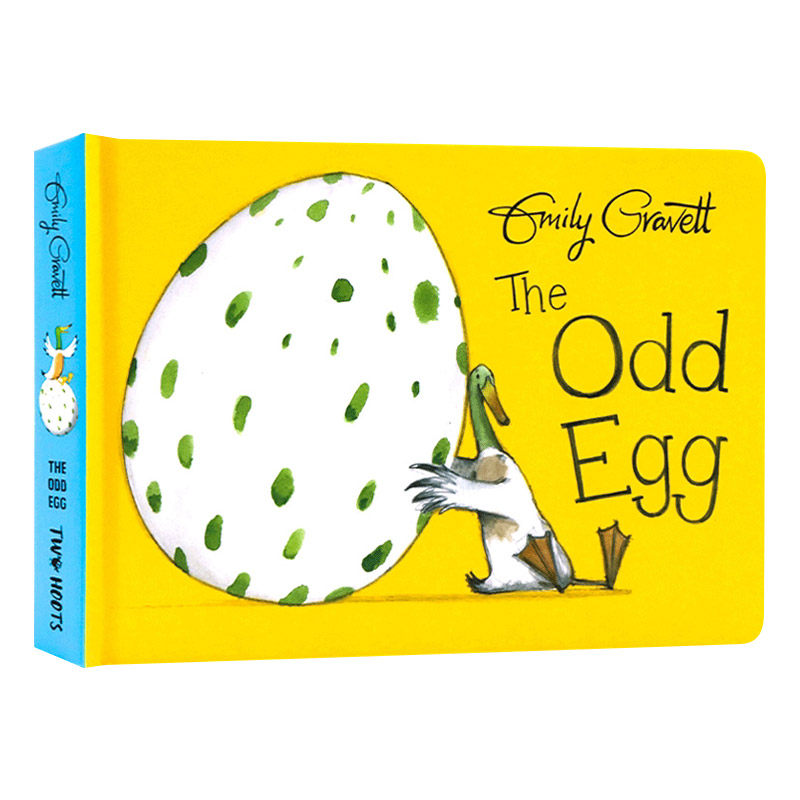 英文原版 the odd egg 奇怪的蛋 纸板书 儿童英语启蒙认知图画故事书