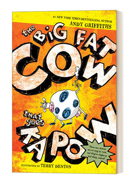 英文原版 The Big Fat Cow That Goes Kapow  十个搞笑的押韵短篇故事  Andy Griffiths 树屋作者 英文版 进口英语原版书籍