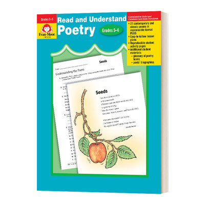 英文原版 Read & Understand Poetry Grades 5-6 阅读与理解系列 诗歌 五六年级 英文版 进口英语原版书籍儿童全英语书