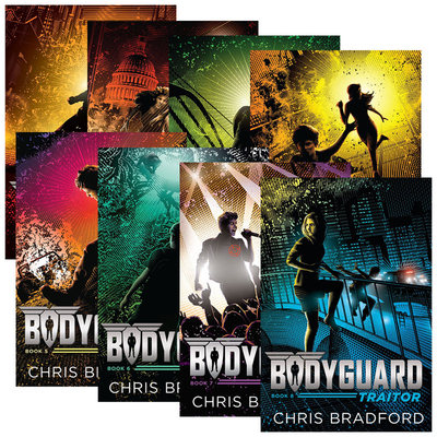 英文原版 Bodyguard 保镖系列8册 Chris Bradford克里斯 布拉德福德 国际学校推荐系列书 英文版 进口英语原版书籍