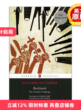 英文原版 Backlands:the Canudos Campaign Penguin Classics 腹地 卡奴杜斯战役 Euclides da Cunha 企鹅经典 英文版 进口英语书