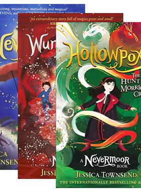 英文原版 The Trials of Morrigan Crow 永泊镇 莫里根乌鸦的审判系列1-3册 Nevermoor系列 英文版 进口英语原版书籍