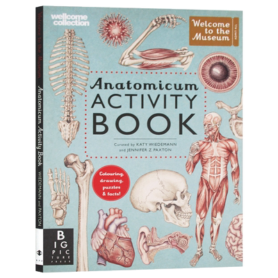欢迎来到博物馆系列 解剖馆活动书 英文原版 Anatomicum Activity Book Welcome To The Museum 人体 英文版进口英语科普读物书籍