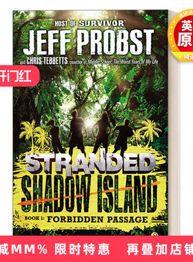 英文原版 Stranded Shadow Island 01 Forbidden Passage 搁浅 暗影岛三部曲01 禁止通道 儿童动作冒险小说 英文版 进口英语书籍