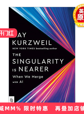 英文原版 The Singularity Is Near 奇点临近 当计算机智能超越人类 Ray Kurzweil 英文版 进口英语原版书籍