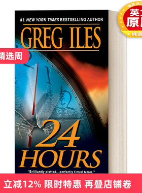 英文原版 24 Hours 24小时 惊悚悬疑犯罪小说 Greg Iles 英文版 进口英语原版书籍