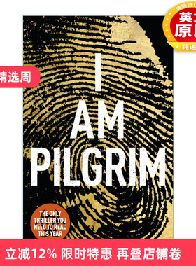 英文原版小说 I Am Pilgrim 朝圣者 泰瑞·海耶斯 英文版 进口英语原版书籍