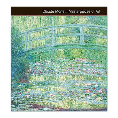 英文原版 Claude Monet Masterpieces of Art 莫奈 艺术杰作系列 精装 英文版 进口英语原版书籍