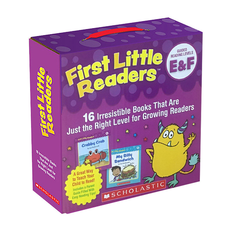 小读者E F级16册 英文原版分级阅读绘本 First Little Readers Guided Reading Levels E and F 学乐指导性阅读家长 英文版英语书