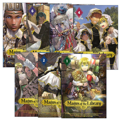 英文原版 Magus of the Library 图书馆的大魔法师系列1-7册 奇幻冒险漫画 泉光Mitsu Izumi 讲谈社 英文版 进口英语原版书籍
