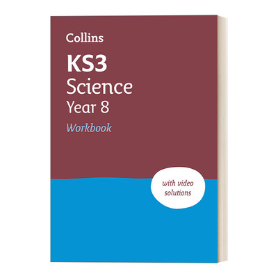 英文原版 Collins KS3 Science Year 8 Workbook (new edition) 柯林斯英国初中八年级科学练习册 2023新版 英文版 进口英语原版书