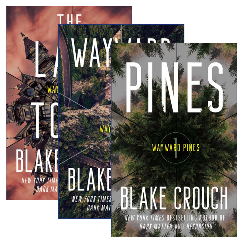 英文原版小说 The Wayward Pines Trilogy 松林异境三部曲3册 人生复本作者Blake Crouch 英文版 进口英语原版书籍
