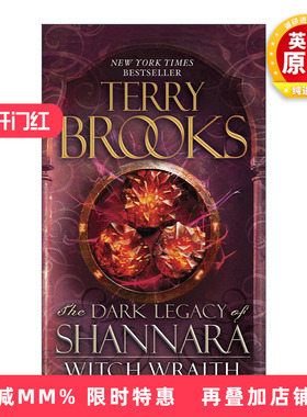 英文原版 Witch Wraith The Dark Legacy of Shannara 03 沙娜拉的黑暗遗产系列3 女巫幽灵 科幻冒险小说 Terry Brooks 进口书籍