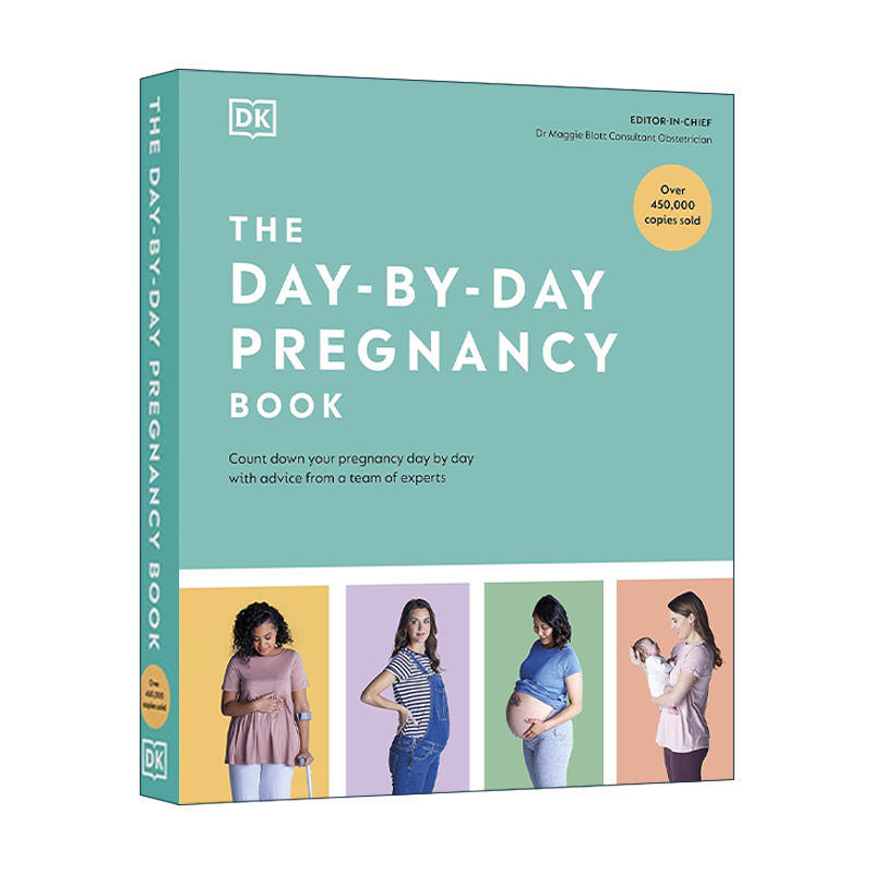 英文原版 The Day-by-Day Pregnancy Book 怀孕手册 专家团队建议 详细介绍怀孕每天的情况 DK孕妇指南精装 进口英语原版书籍