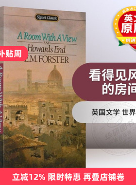 正版 看得见风景的房间 英文原版 A Room with a View and Howards End 霍华德庄园 英文版世界名著小说 进口书籍