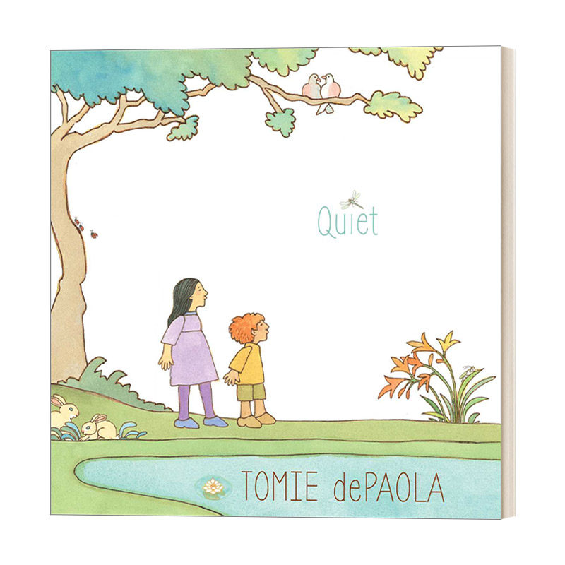 英文原版 quiet 宁静 精装绘本 凯迪克,纽伯瑞奖作家作品 美国绘本