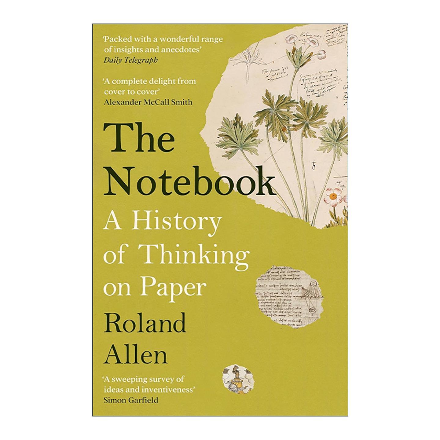 英文原版 The Notebook 笔记本 纸上思考的历史 罗兰·艾伦 精装 英文版 进口英语原版书籍