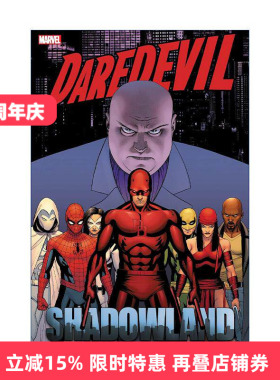 英文原版 Daredevil Shadowland Omnibus Cassaday Cover 超胆侠 夜魔侠 影域 暗影之地 精选集 新印版 精装经典收藏版 英文版