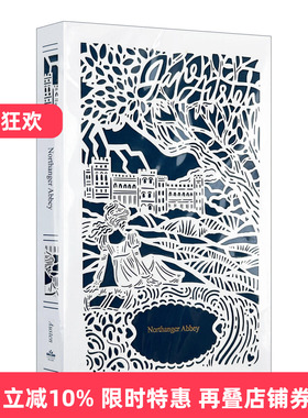 英文原版 Northanger Abbey 诺桑觉寺 精装收藏 烫金镂空封面 彩色刷边 英文版 进口英语原版书籍