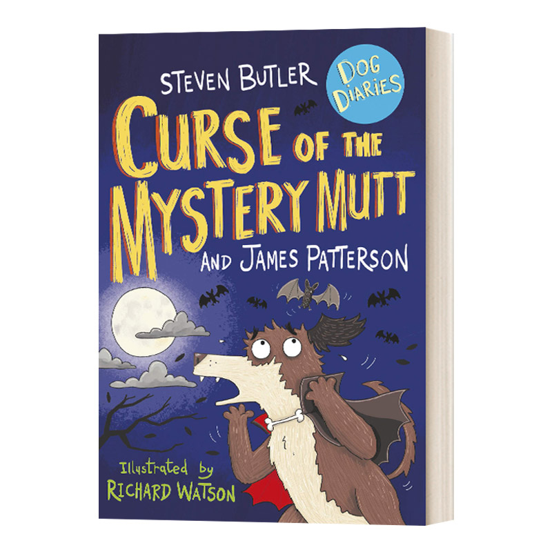 英文原版 Dog Diaries 4 Curse of the Mystery Mutt 狗狗日记#4 神秘马特的诅咒 儿童英语阅读桥梁漫画书 英文版 进口英语书籍