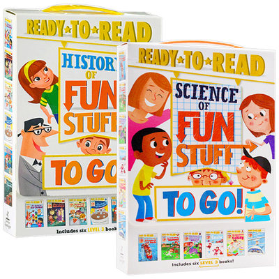 准备阅读系列level3 有趣的科学历史 12本盒装 英文原版 Ready to Read Science of Fun Stuff to Go 英文版分级阅读儿童科普读物