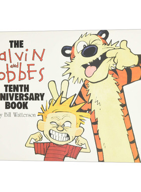 英文原版 The Calvin and Hobbes Tenth Anniversary Book 卡尔文和霍布斯十周年纪念书 英文版 进口英语原版书籍