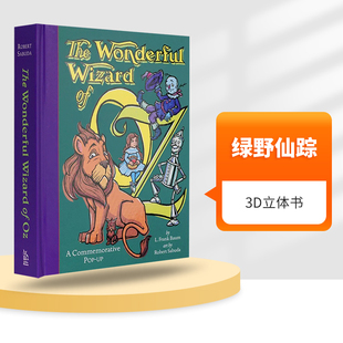 绘本书 Wonderful 现货 英文原版 pop book儿童全英语书 正版 全英文版 进口英语书籍 绿野仙踪立体书 Wizard The