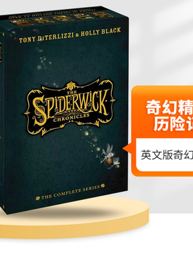 奇幻精灵历险记5本合集装 英文原版 The Spiderwick Chronicles the Complete Series 英文版奇幻小说 儿童英语章节书 进口书籍
