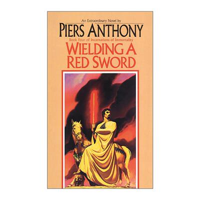 英文原版 Wielding a Red Sword Incarnations of Immortality 04 不朽的化身系列4 挥舞红剑 奇幻小说 英文版 进口英语原版书籍
