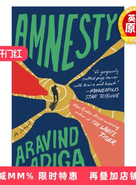 英文原版 Amnesty 赦免 阿拉文德阿迪加 英文版 进口英语原版书籍