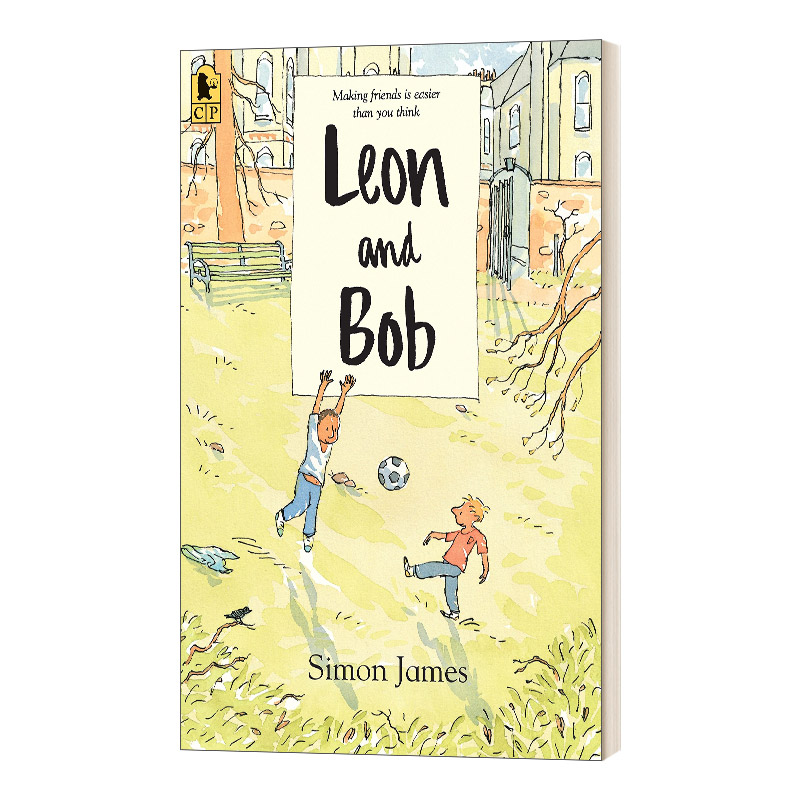 英文原版 Leon and Bob 利昂和鲍勃 4-8岁儿童友谊主题情绪表达教育绘本 Simon James 英文版 进口英语原版书籍