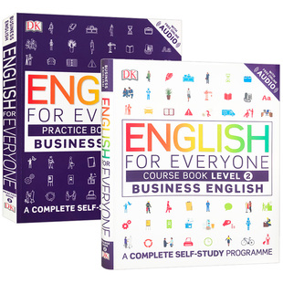DK人人学英语 商务英语2 English for Everyone Business English Level 2 英文原版进口原版自学教材练习册套装 小花生网推荐读物