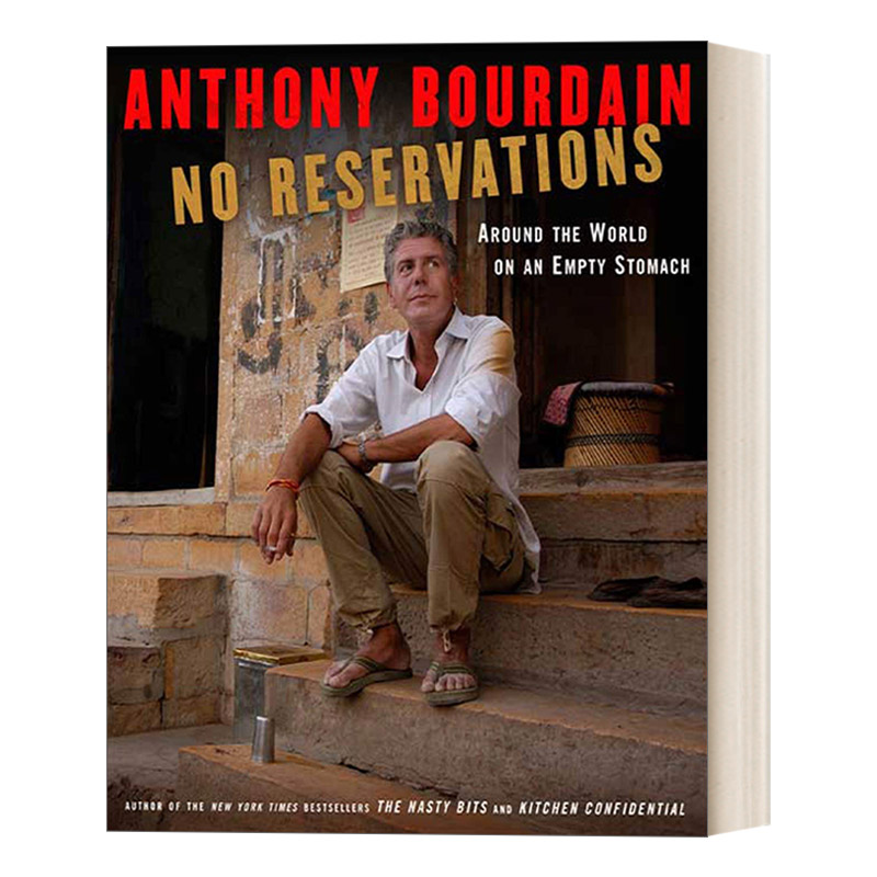 英文原版 no reservations 美食纪录片波登不设限 美食旅游导览书