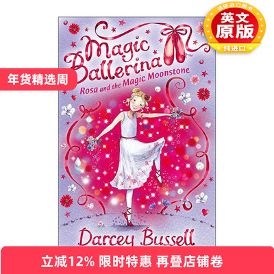 英文原版 Magic Ballerina Rosa and the Magic Moonstone 魔法芭蕾舞女系列 罗莎与魔法月光石 英文版 进口英语原版书籍