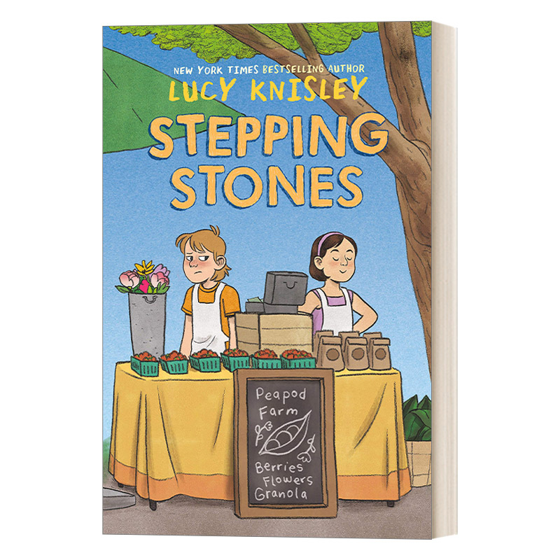英文原版Stepping Stones A Graphic Novel Peapod Farm 01 踏脚石 儿童课外读物 全彩漫画 纽约时报畅销作者Lucy Knisley 英文版