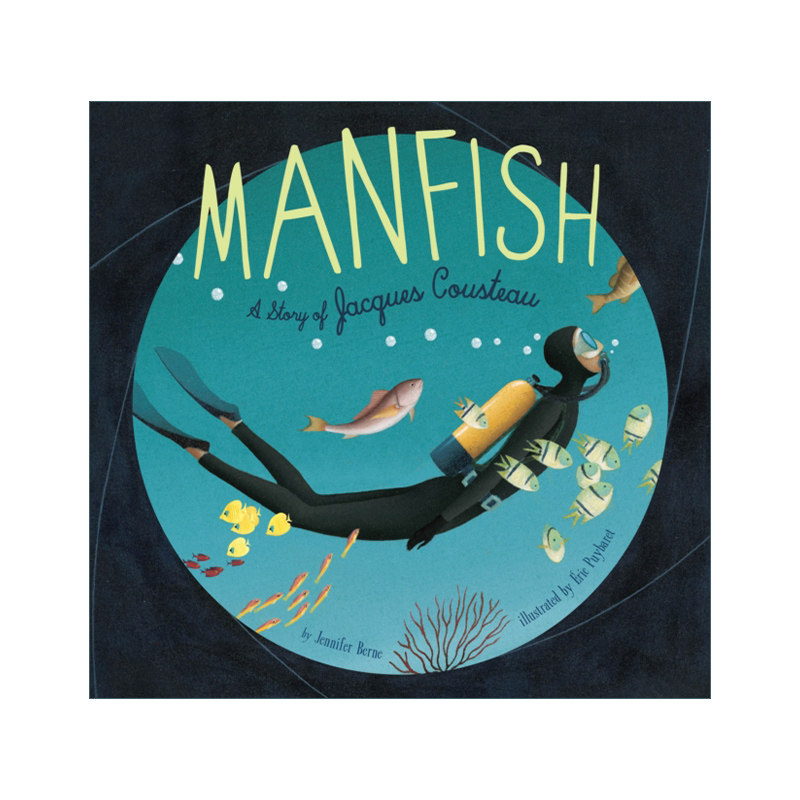 英文原版 Manfish 库斯托传记 海洋探险家 金棕榈奖 奥斯卡金像奖导演 英文版 进口英语原版书籍