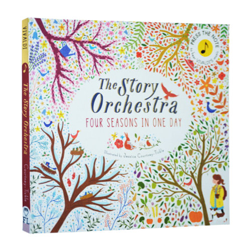 交响乐团发声书 维瓦尔第四季音乐故事 有声绘本 英文原版 精装 The Story Orchestra Four Seasons in One Day 英文版进口英语书