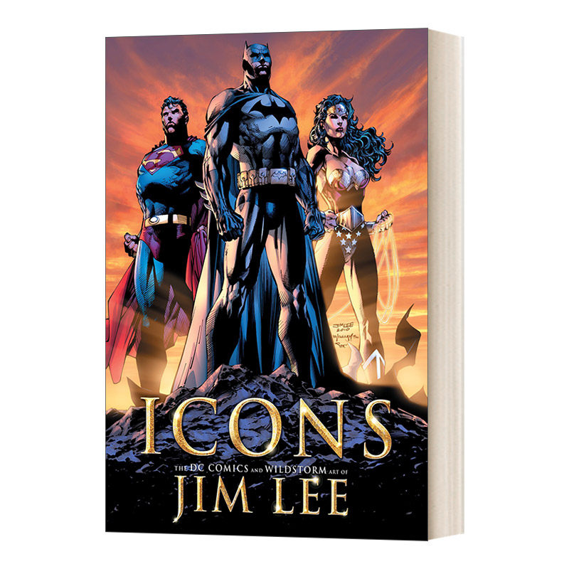 英文原版 Icons-Art of Jim Lee 偶像 吉姆·李的DC漫画和野生风暴艺术 英文版 进口英语原版书籍