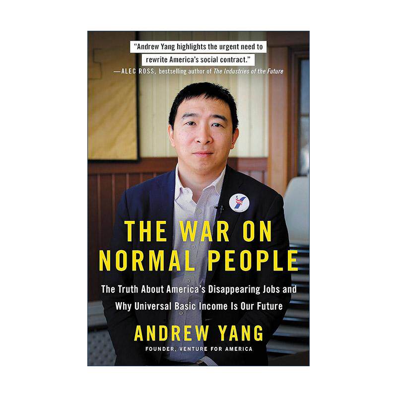 英文原版 The War on Normal People 为平凡人而战 破解美国大失业潮真相 杨安泽 英文版 进口英语原版书籍