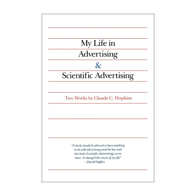 英文原版 My Life in Advertising and Scientific Advertising 我的广告生涯和科学广告 英文版 进口英语原版书籍