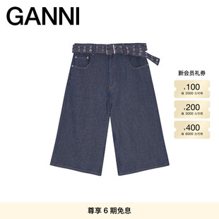 牛仔短裤 五分裤 J1813077 休闲时尚 GANNI女装