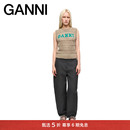 毛衣背心针织马甲 撞色LOGO无袖 甄选折扣 K2428921 GANNI女装