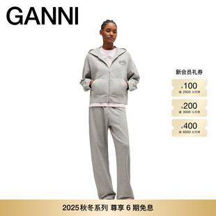 LOGO款 经典 GANNI女装 休闲拉链连帽卫衣A1060023920 秋冬新品